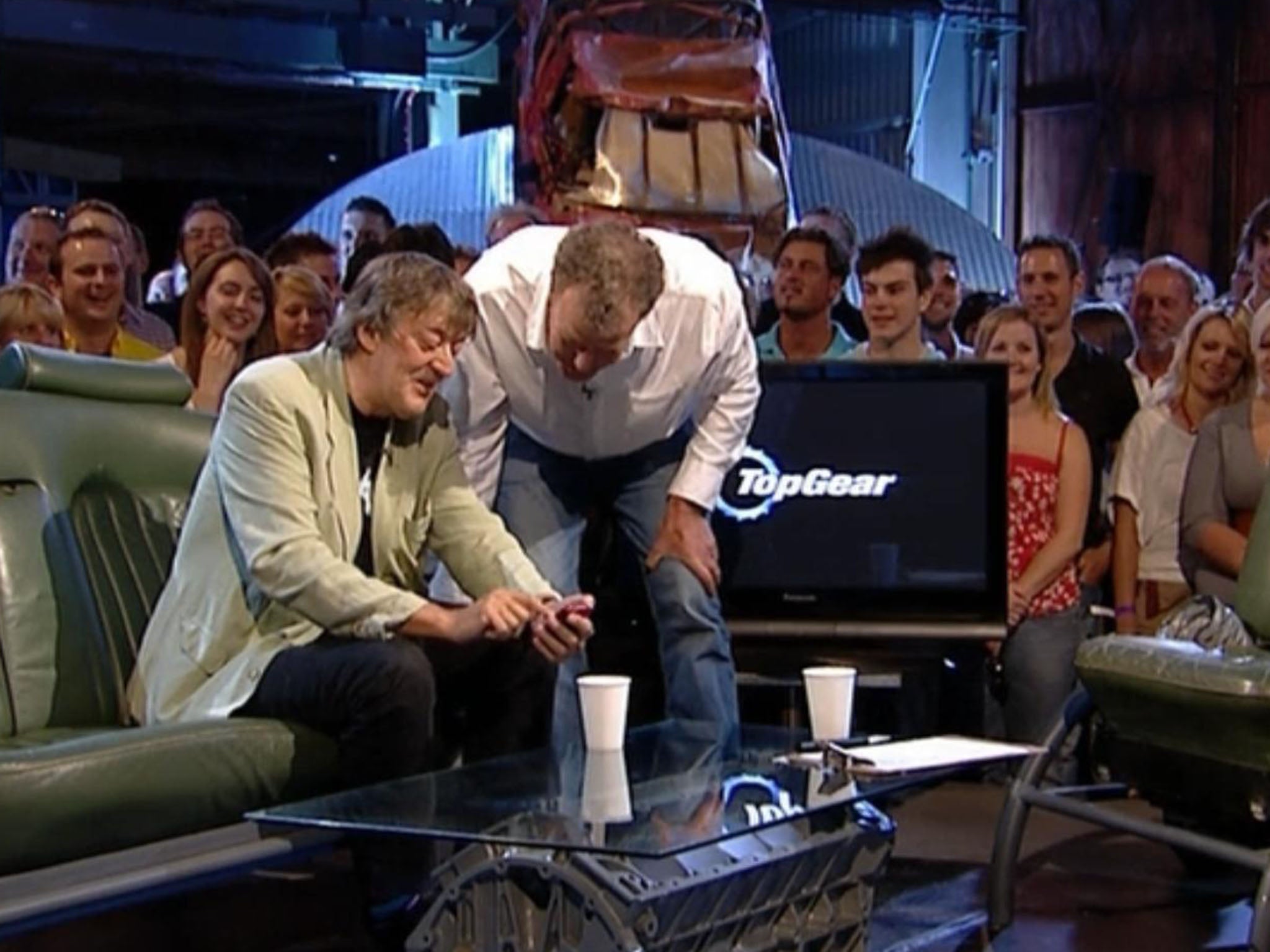 15. Stephen Fry introduces Grindr on Top Gear (2009)