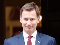 Jeremy Hunt says UK will not join US in war against Iran