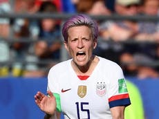 US star Rapinoe doubles down on her comments about Trump