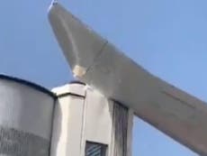 Kuwait Airways Boeing 777 hits jet bridge at Nice Airport