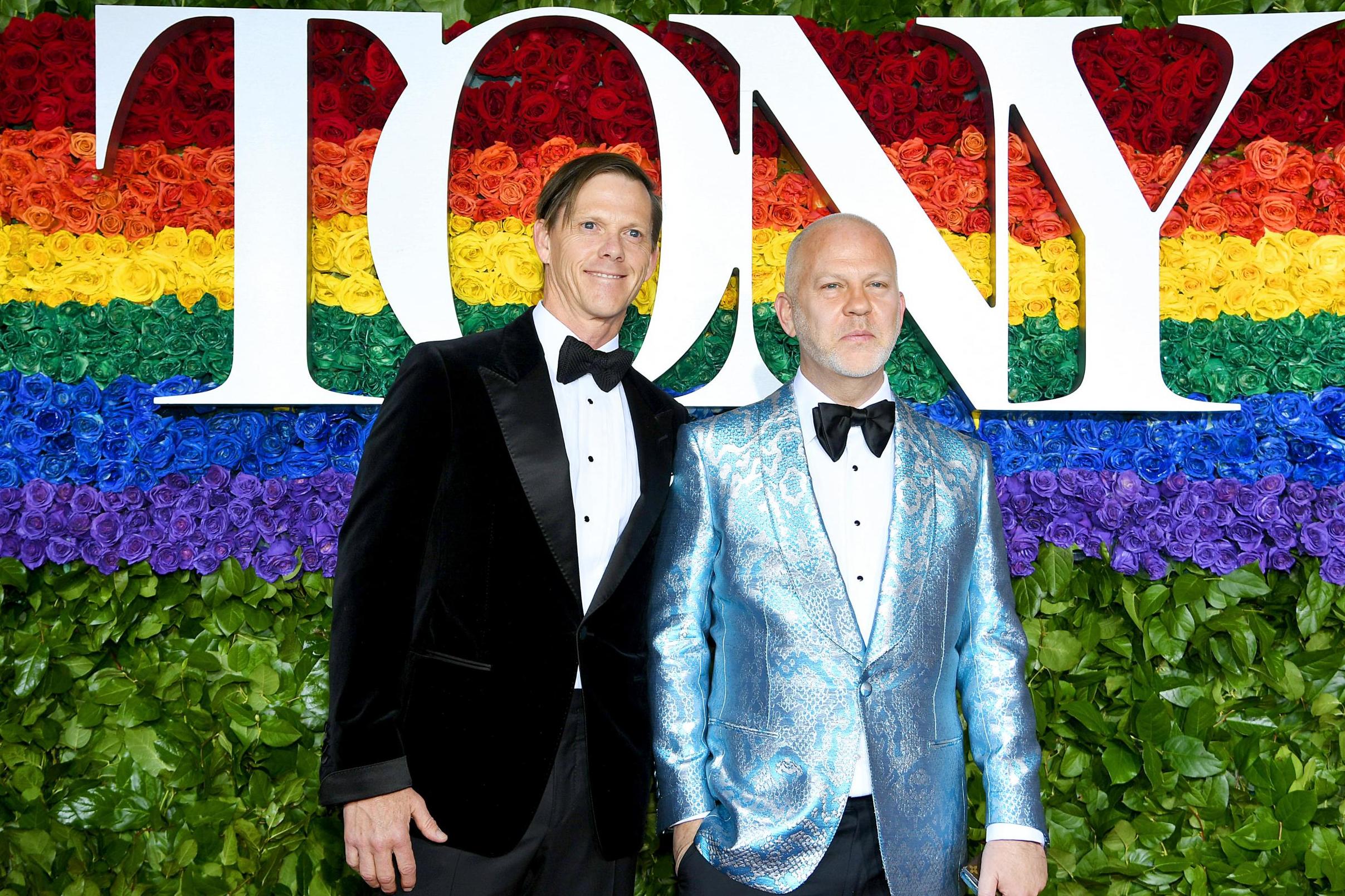 Ryan Murphy (right) and his husband David Miller (left) at the 73rd Annual Tony Awards on 9 June, 2019 in New York City.