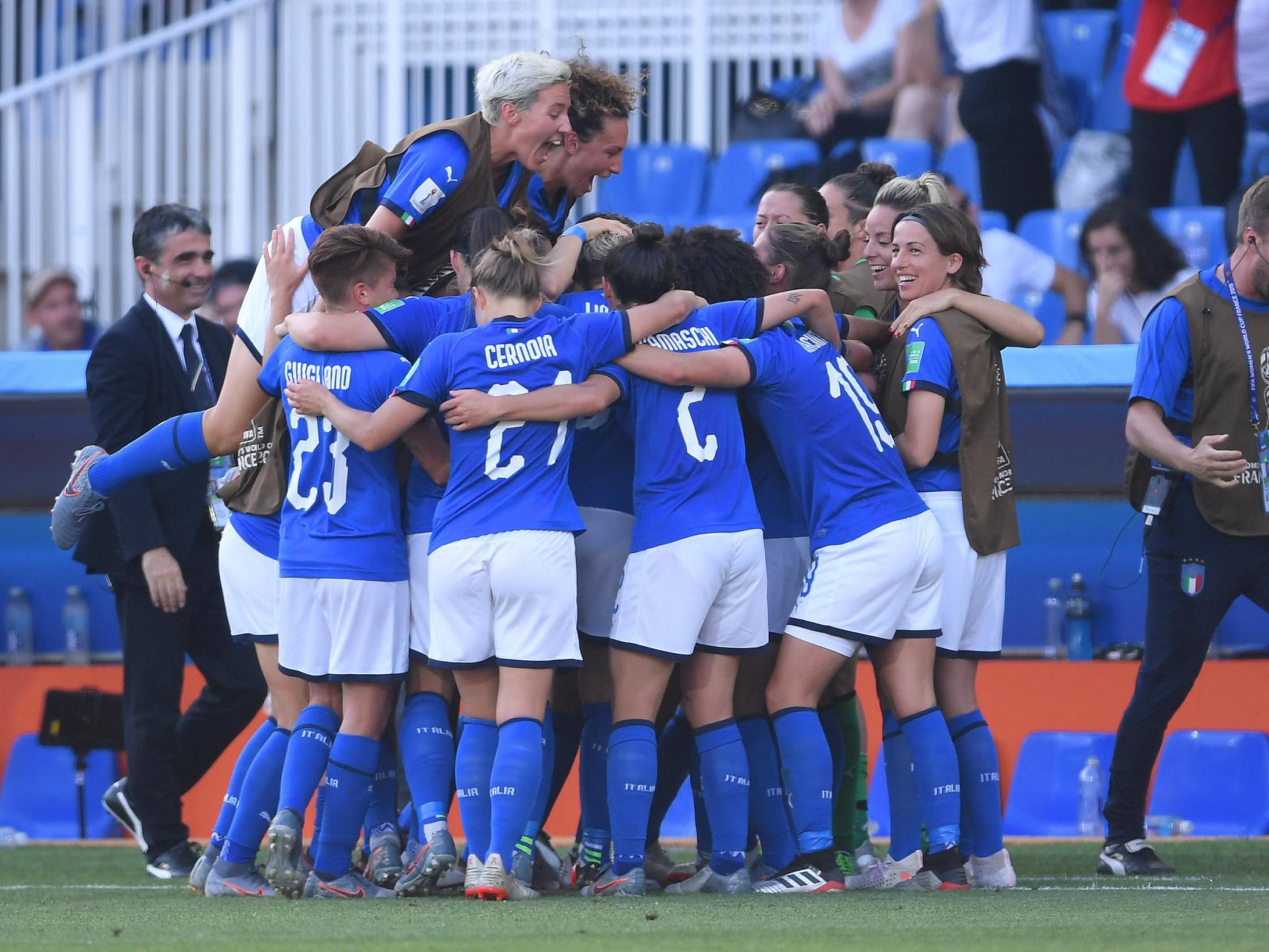 Women's World Cup 2019: Italy ease to quarter-final with win convincing against China