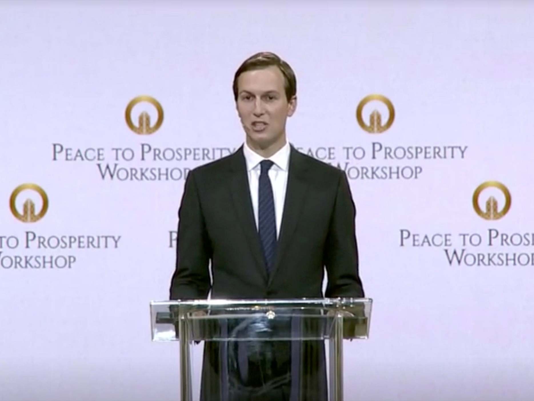 Jared Kushner calls Trump's peace plan 'opportunity of the century' at Bahrain summit boycotted by Palestinians