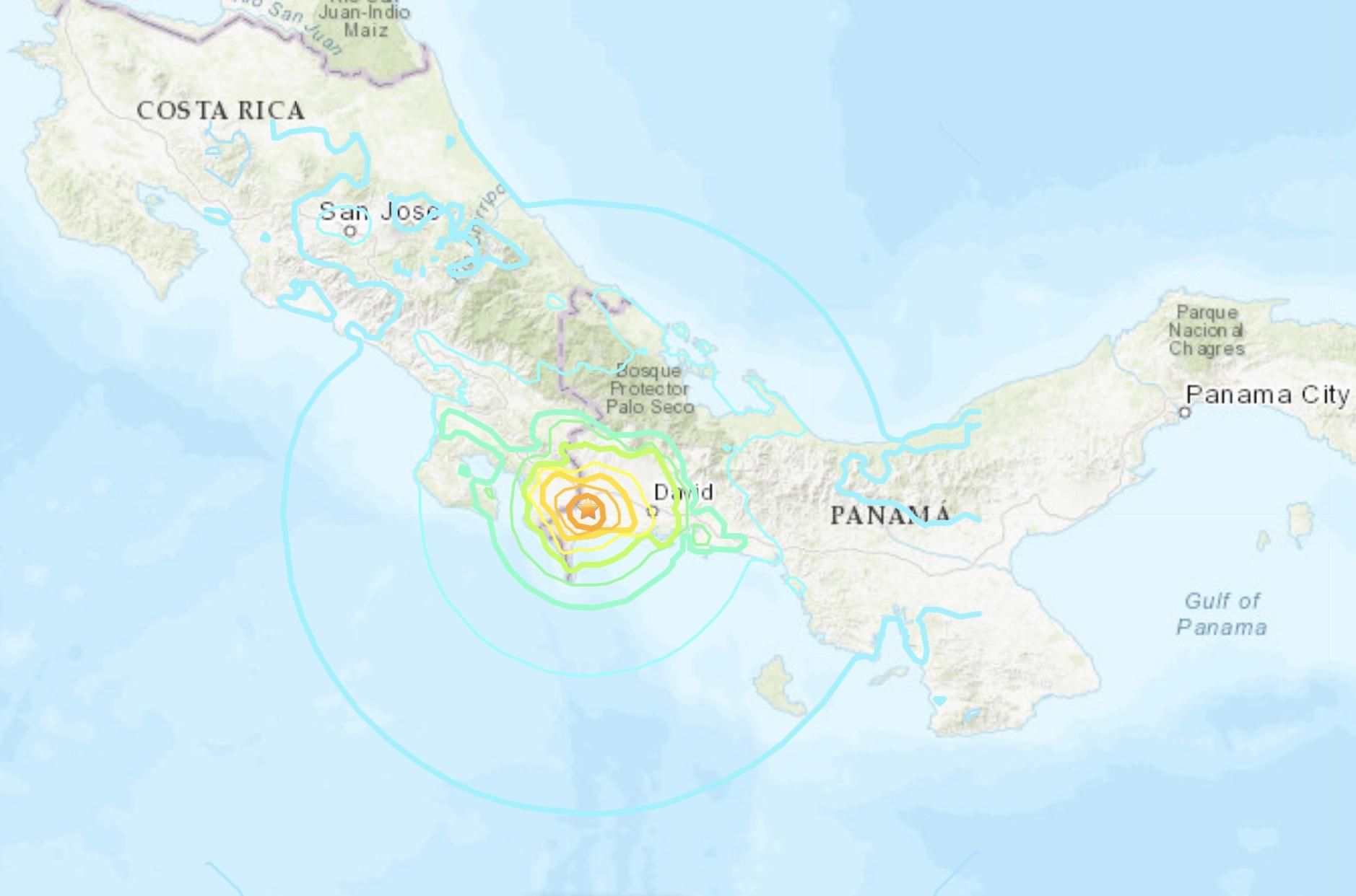 Panama Earthquake Large Shallow 6 3 Magnitude Quake Hits Border Area   Panama Earthquake 