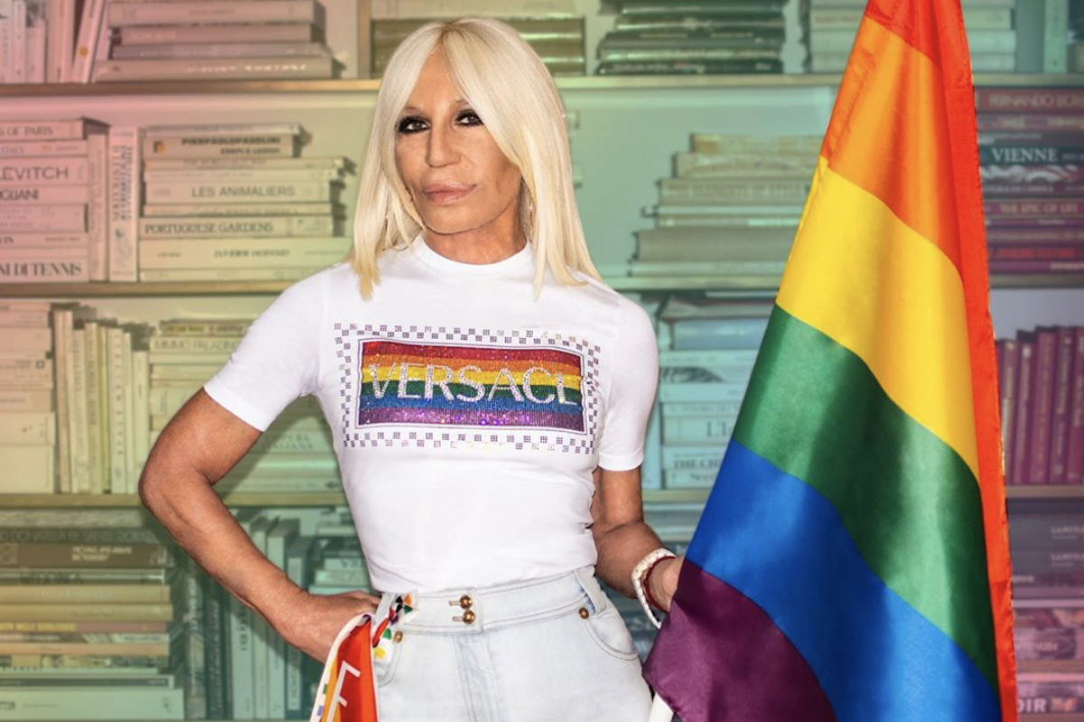 Donatella Versace named Stonewall ambassador during LGBT+ Pride Month