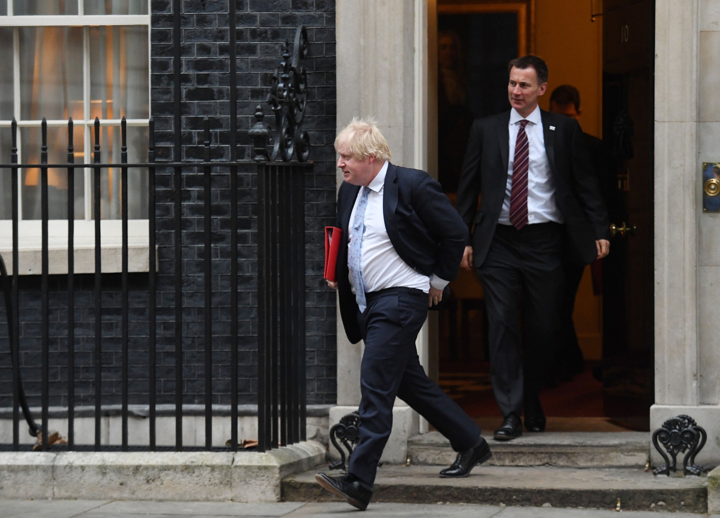 Boris Johnson (left) and Jeremy Hunt are going head to head in the Tory leadership race