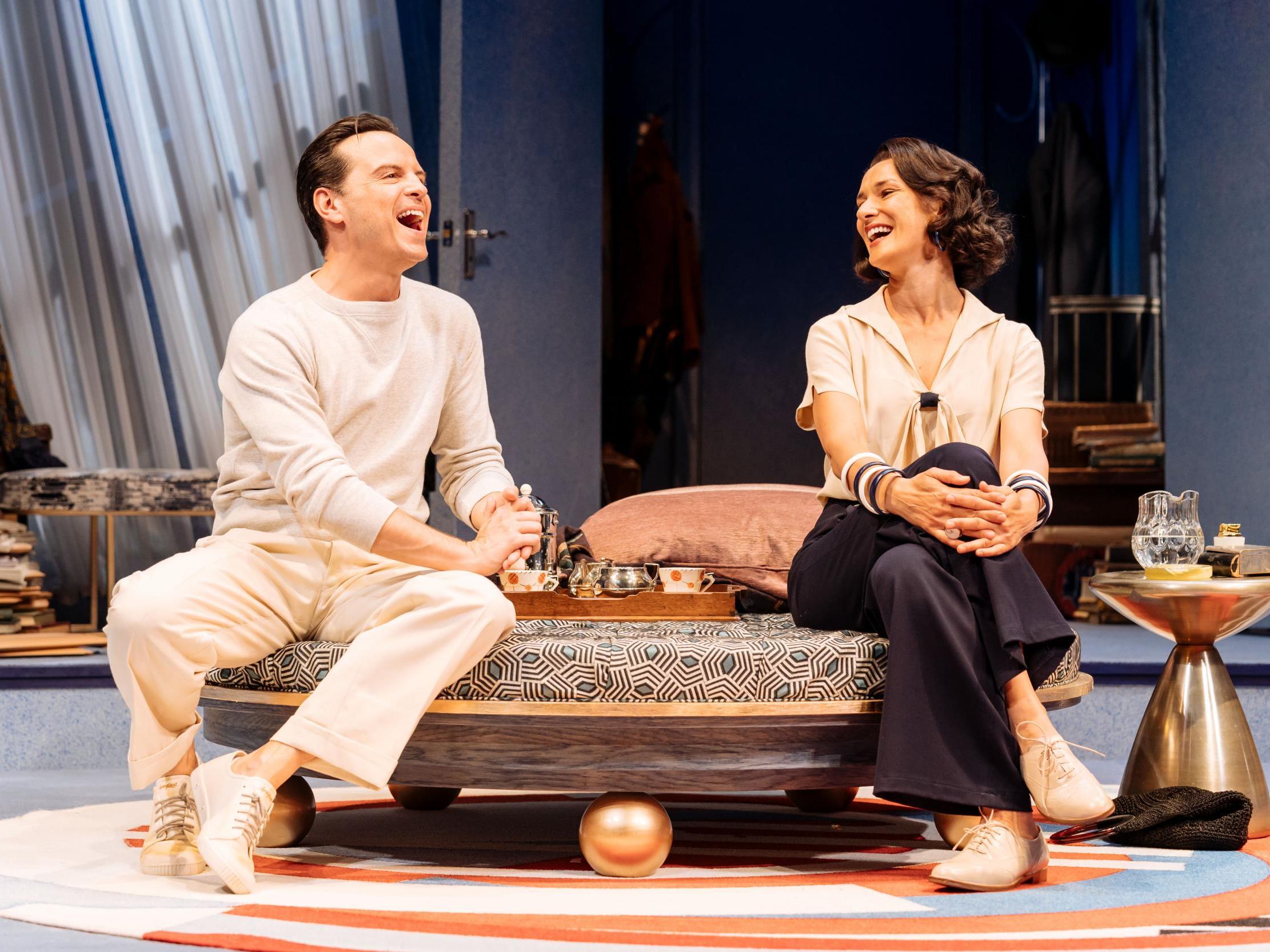 Andrew Scott and Indira Varma star in ‘Present Laughter’