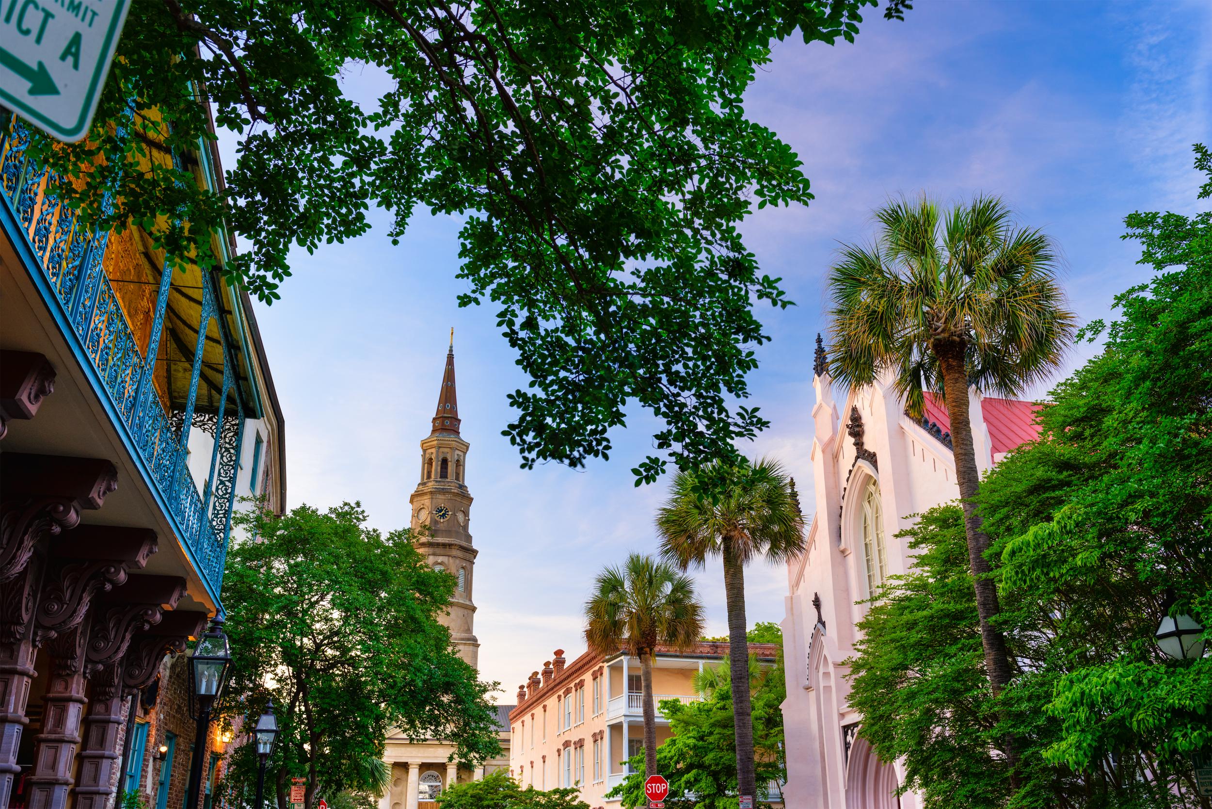 The heart of Charleston’s historic downtown core is entirely walkable
