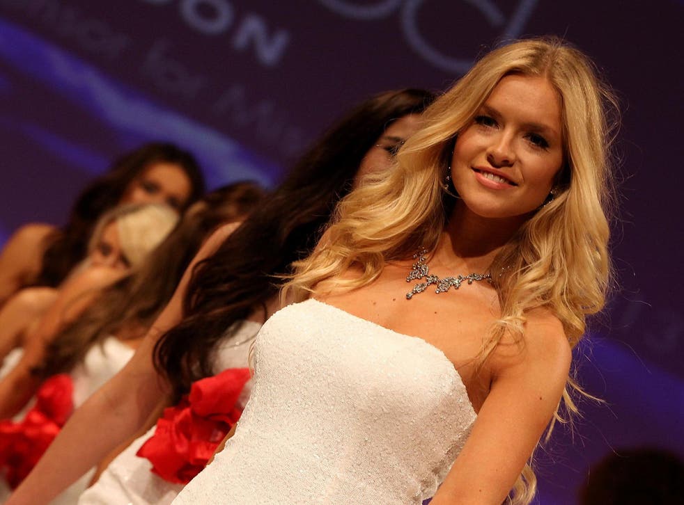 A finalist at the 2013 Miss England competition