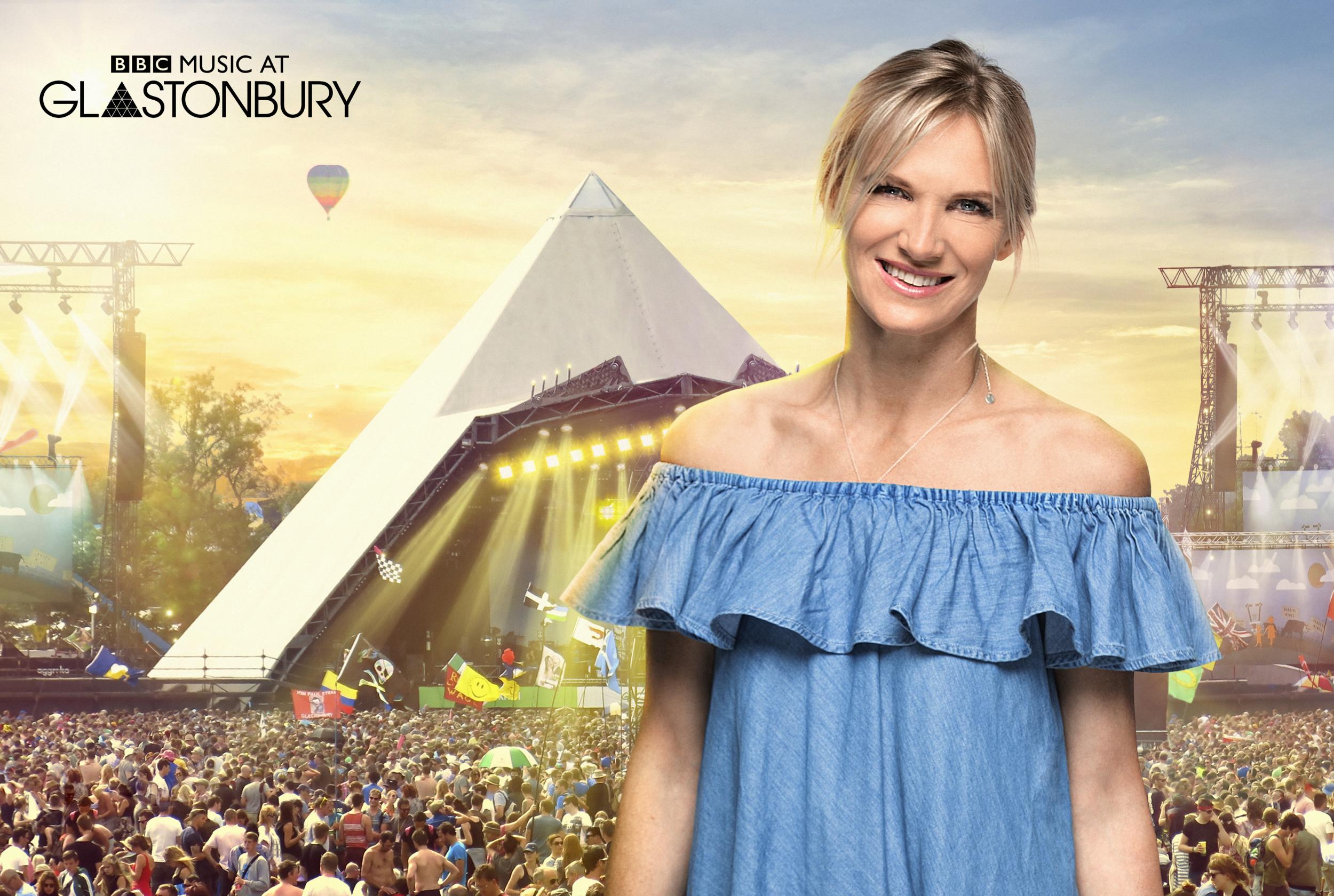 Centre stage: Jo Whiley will be introducing us to The Killers, Liam Gallagher and Janet Jackson today