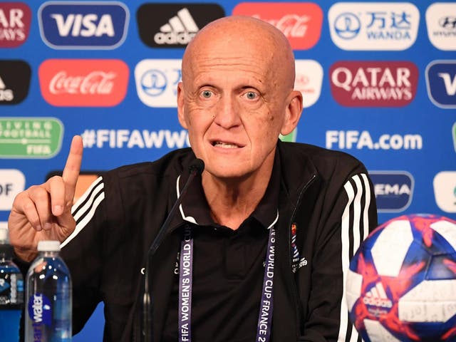 Pierluigi Collina, the chairman of Fifa's referees' committee