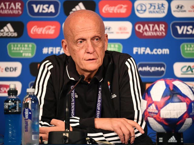 Pierluigi Collina, chairman of Fifa's referees' committee