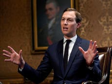 Kushner says door open to Palestinians who dismiss unfunded peace plan