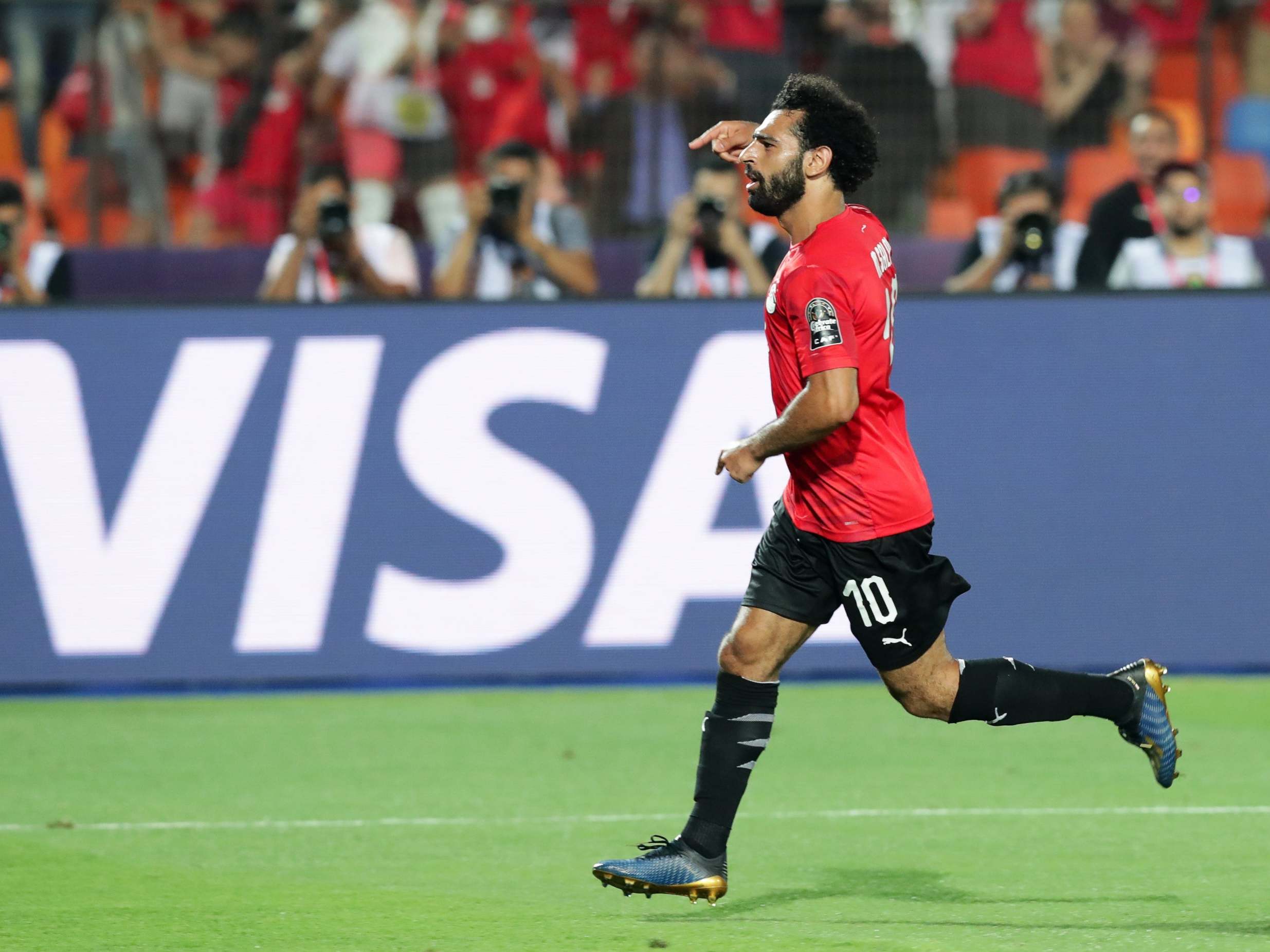 Mohamed Salah Liverpool Forward Stars For Egypt In African Cup Of Nations Victory Over Congo