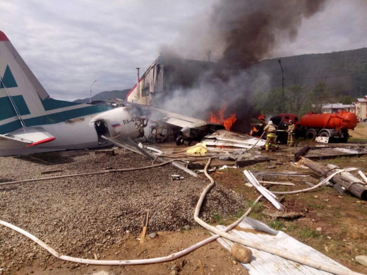 Russia plane crash in Siberia kills two and injures seven more The