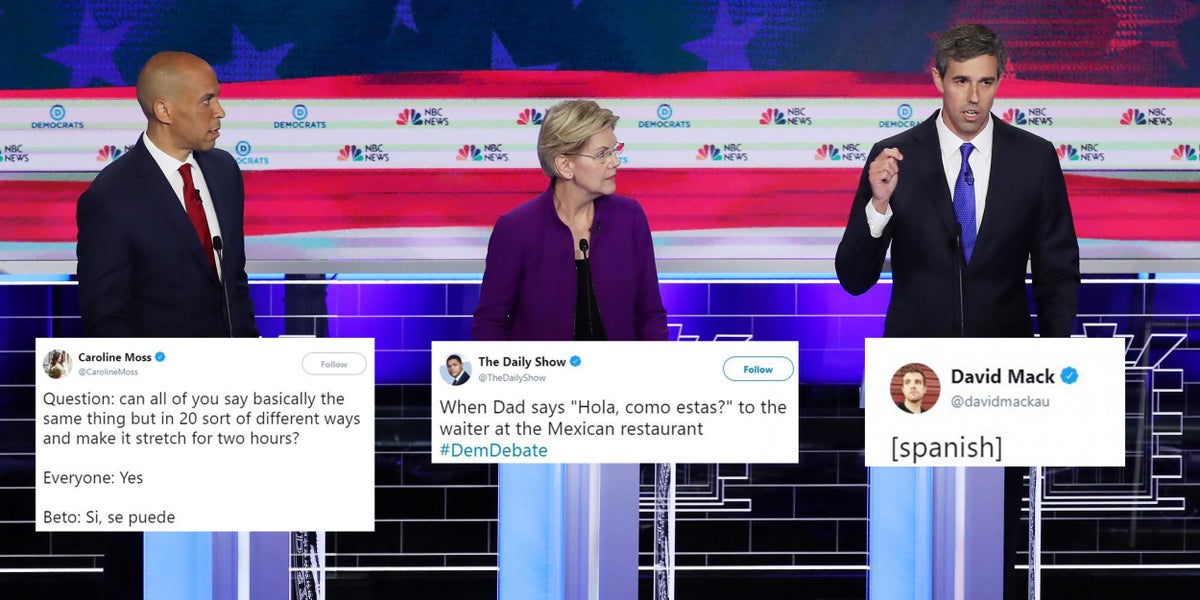 Democratic Debate Beto O Rourke Becomes Meme After Answering First Question In Spanish Indy100 Indy100