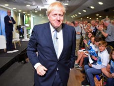 Live: Johnson falls behind Hunt in poll of British voters
