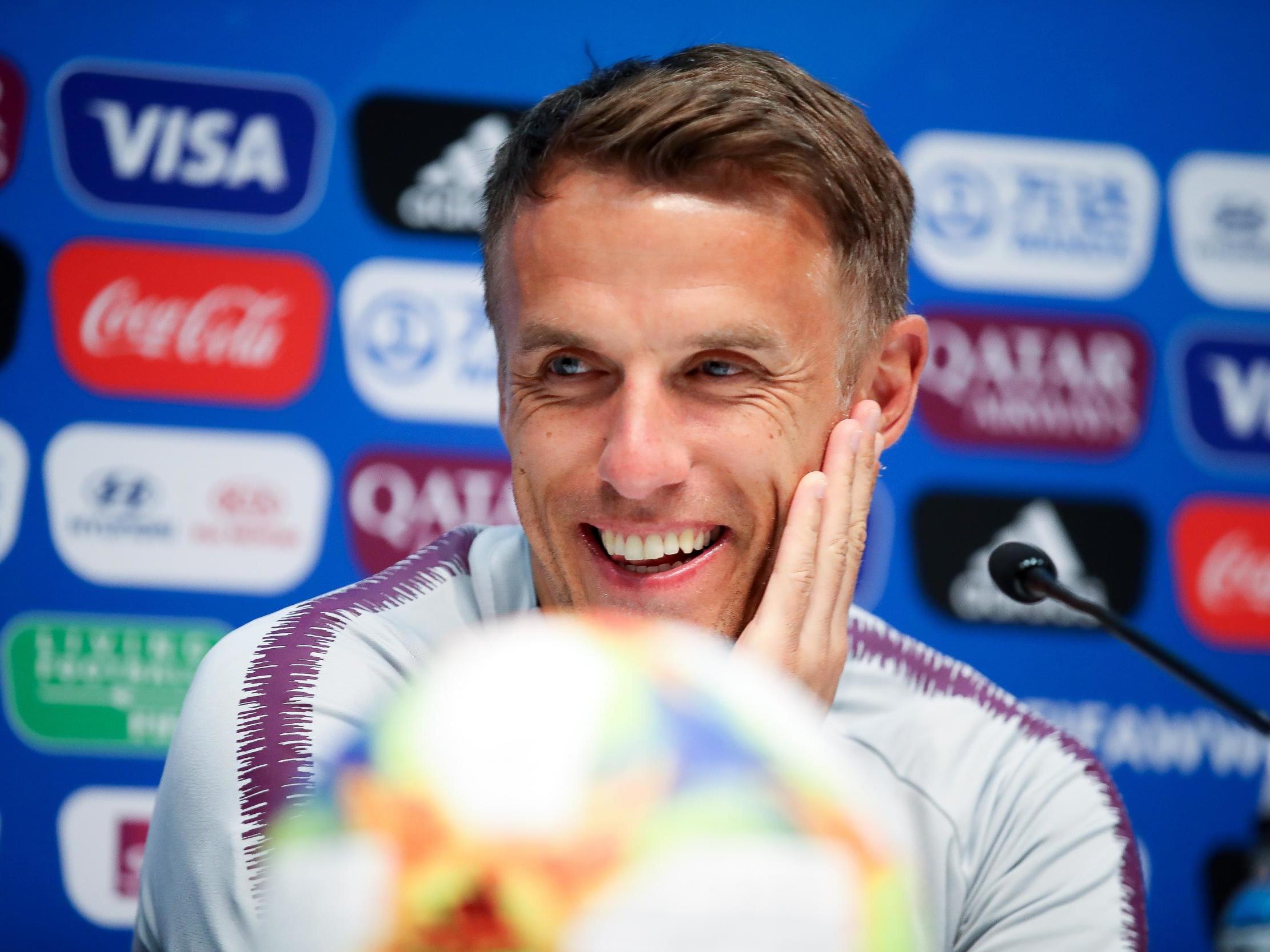 Man of the moment: England women’s football team manager Phil Neville