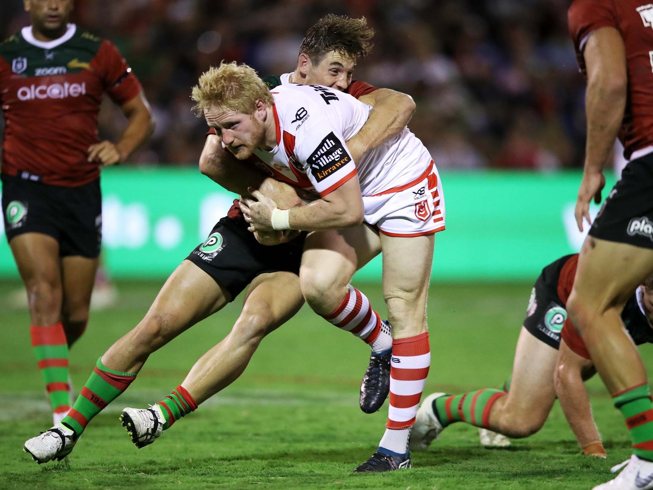 James Graham in action for the St George Illawarra Dragons