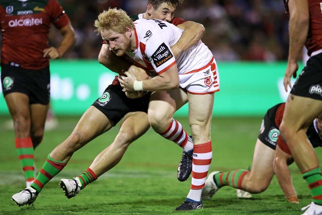 James Graham in action for the St George Illawarra Dragons