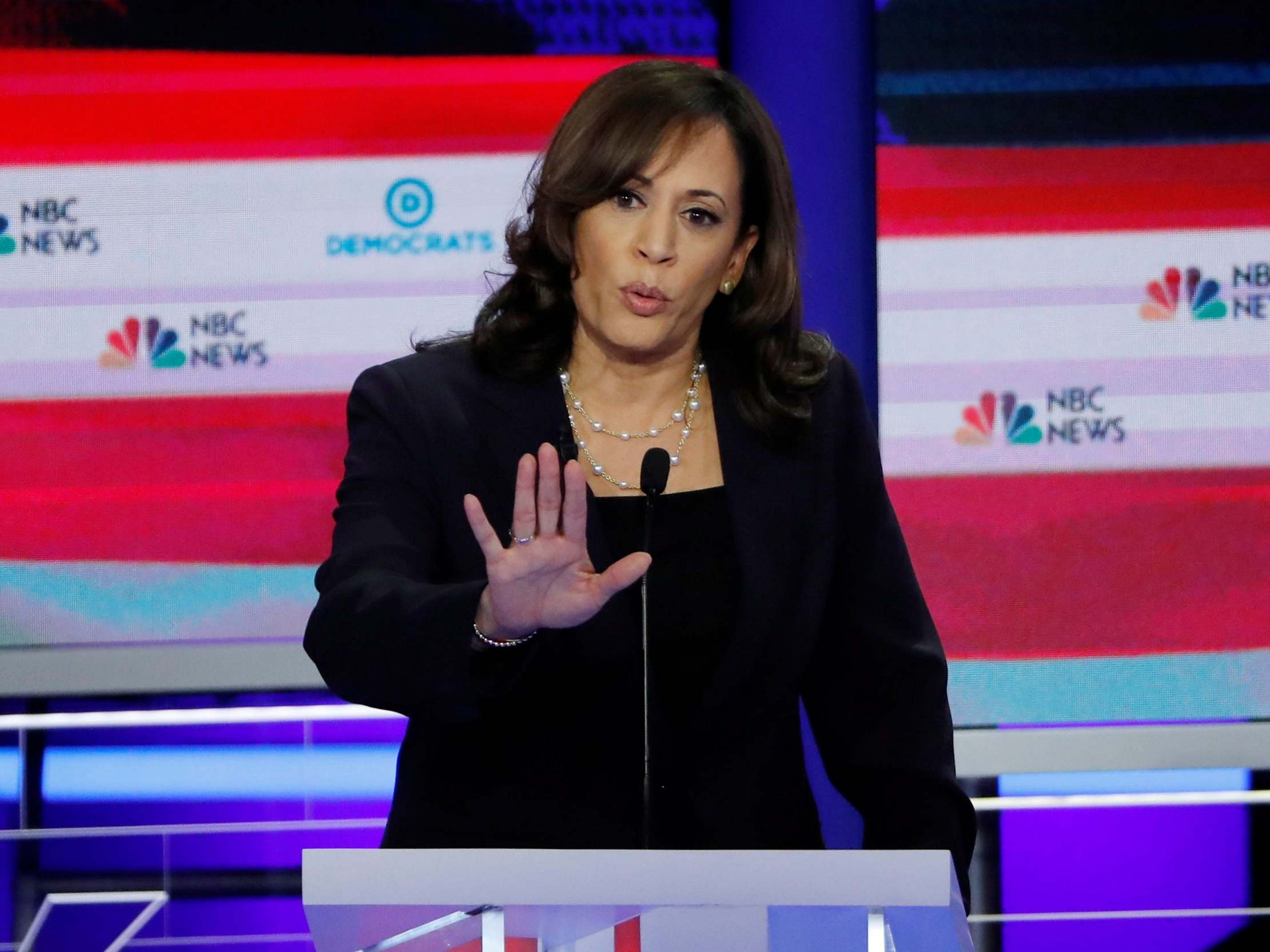 Kamala Harris and Elizabeth Warren close in on Joe Biden after sudden ...