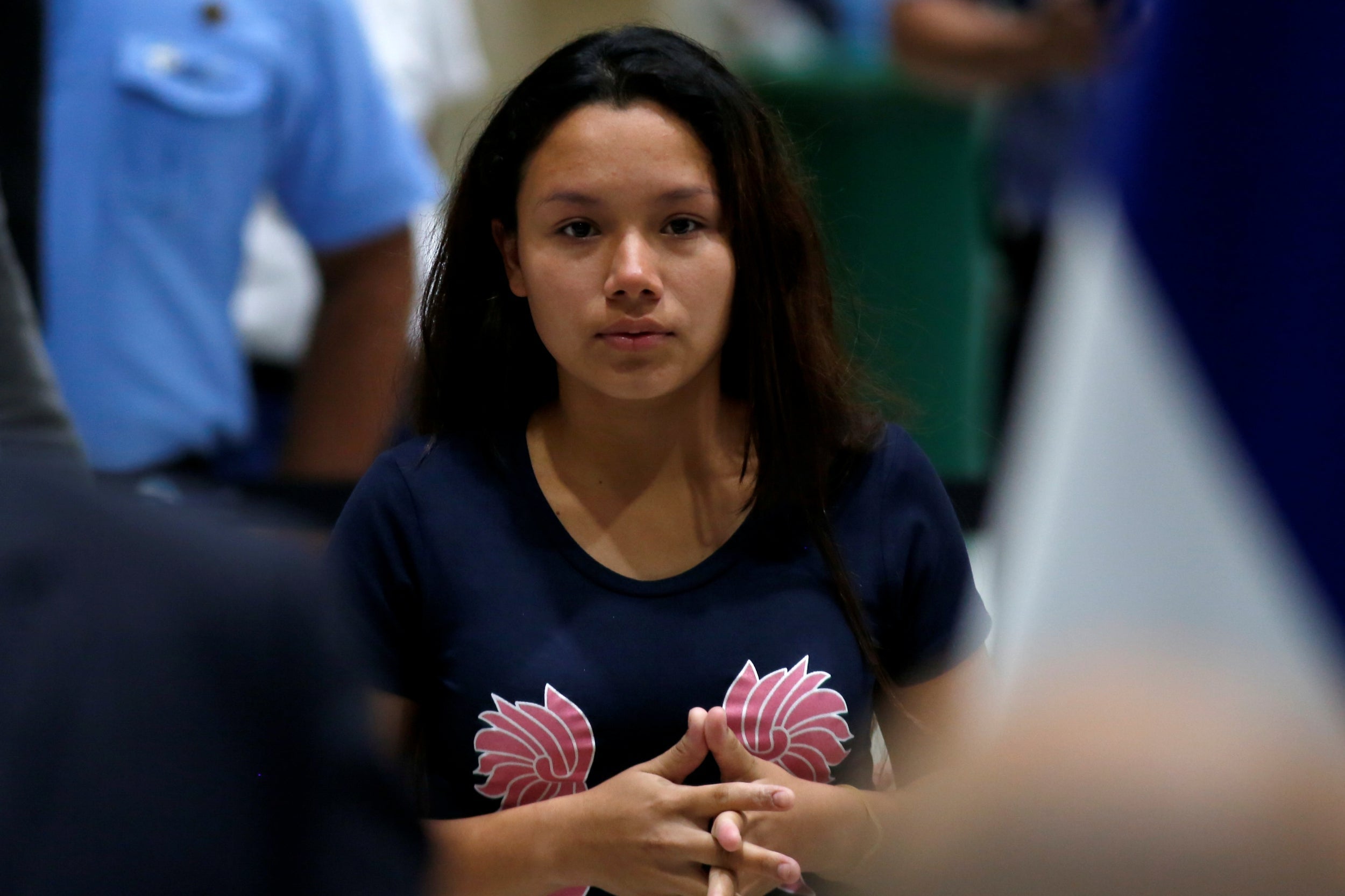 Tania Avalos, wife of Oscar Alberto Martinez Ramirez