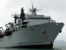 UK sends largest royal navy presence to Baltic Sea in over 100 years