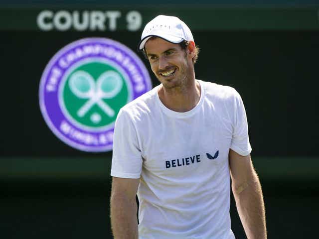 Andy Murray is preparing to play in the doubles at Wimbledon
