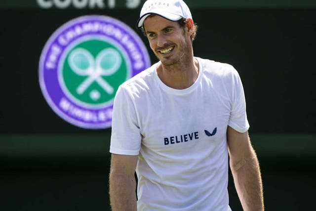 Andy Murray is preparing to play in the doubles at Wimbledon