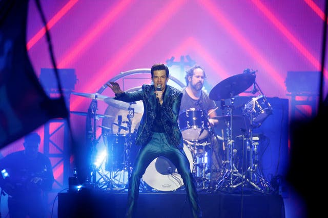The Killers perform the Saturday headline slot at Glastonbury Festival