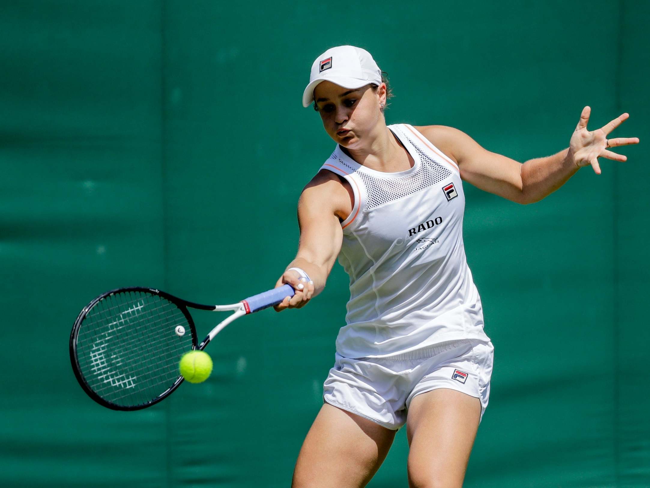 Ashleigh Barty is the form player in the women’s singles