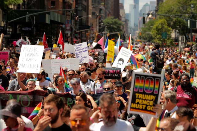 Thousands of people attended the Stonewall rally