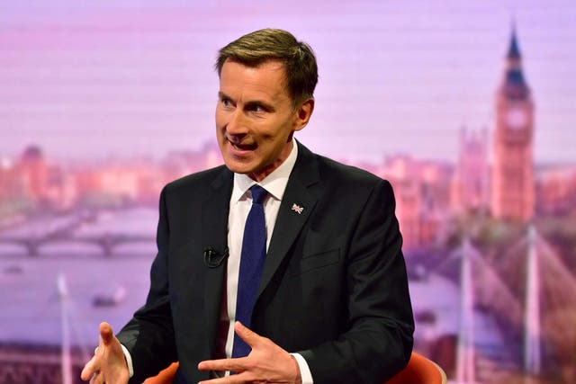 Jeremy Hunt is trailing Boris Johnson in the race to become leader