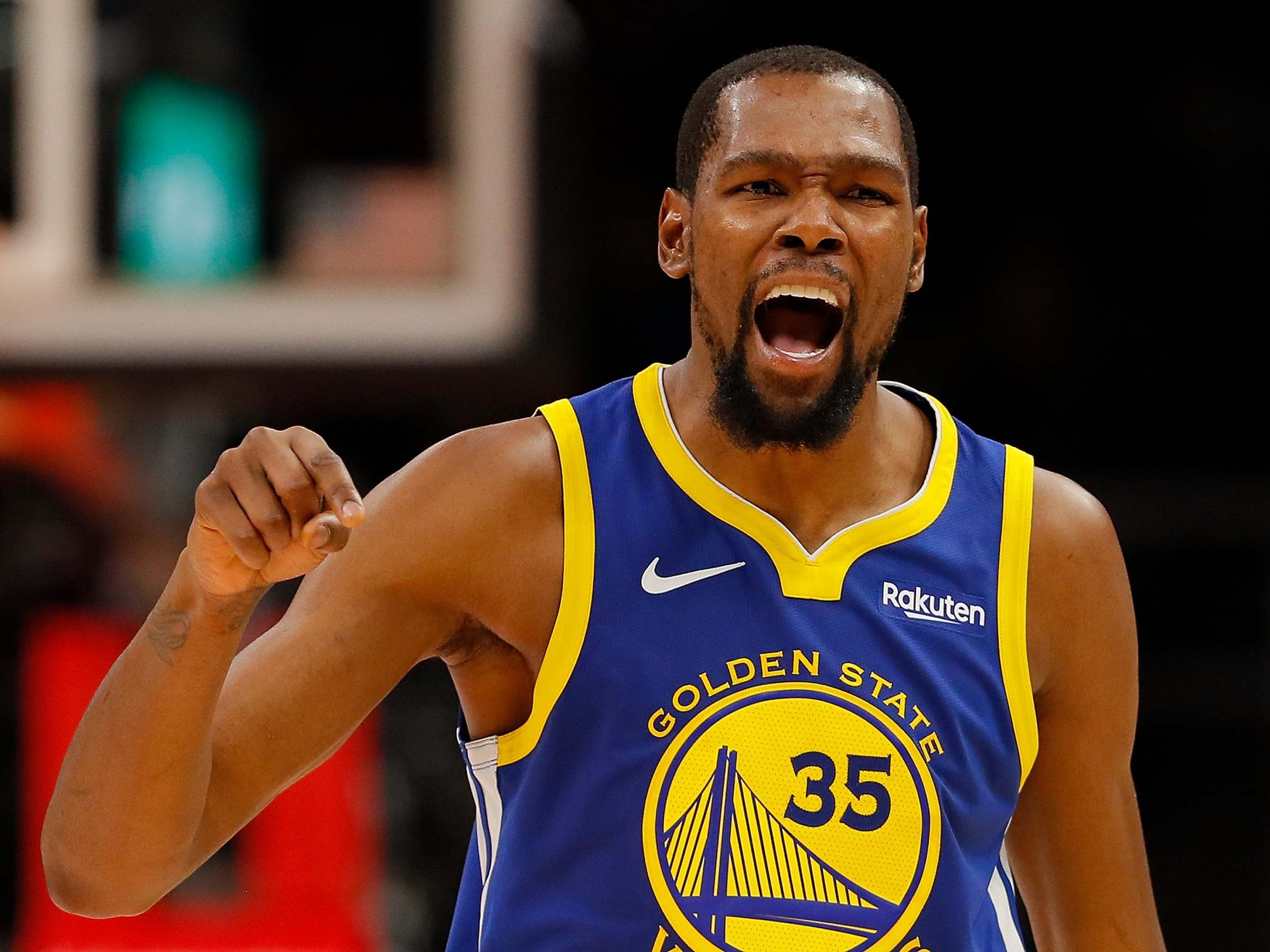 Kevin Durant won the two NBA Championships with the Golden State Warriors