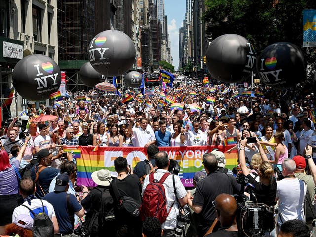 Historic Pride celebration saw some four million people gather in New York to celebrate LGBT+ rights