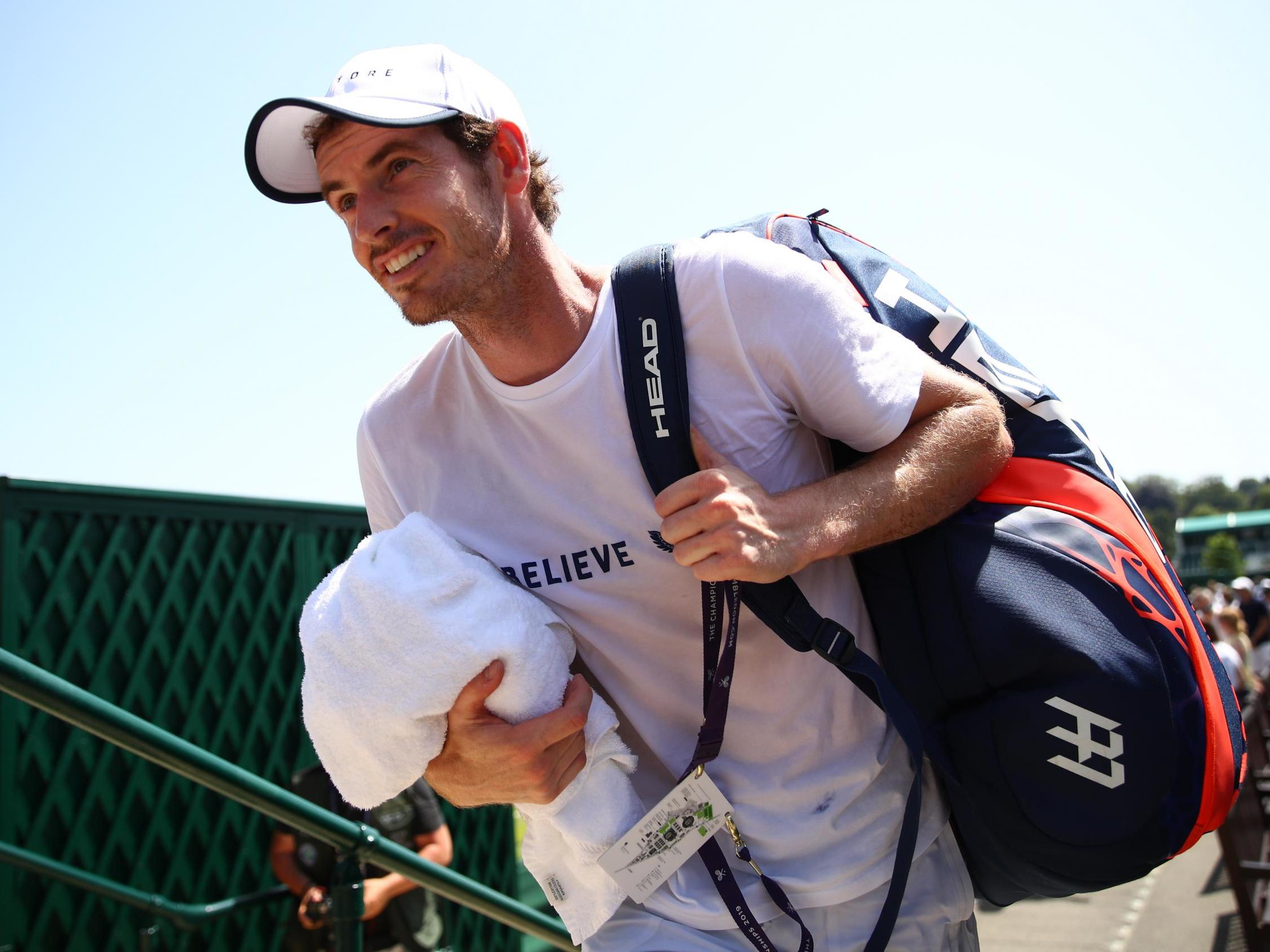 Andy Murray is back at Wimbledon in the doubles