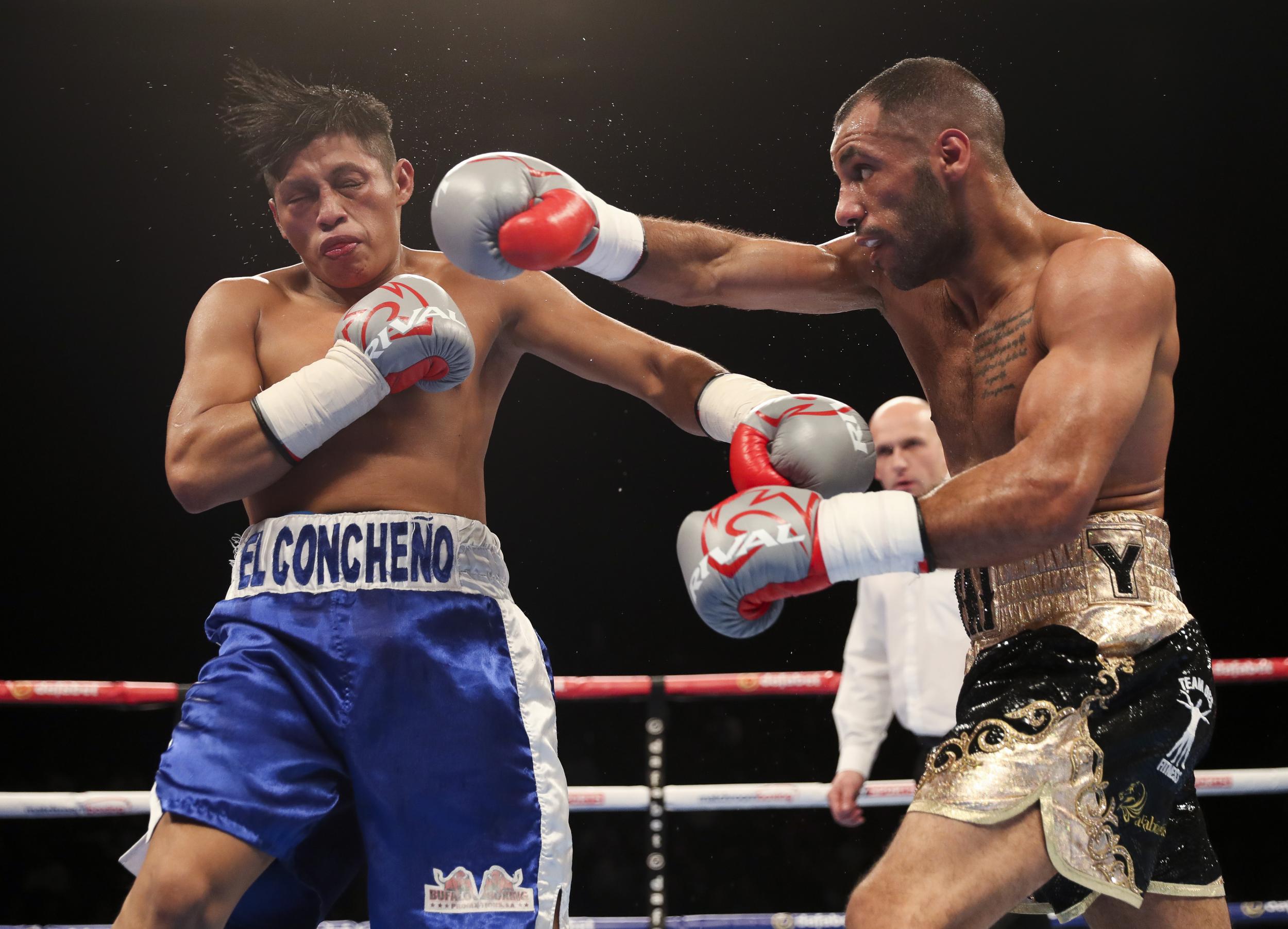 Yafai en route to beating Johnson Tellez of Nicaragua in Birmingham