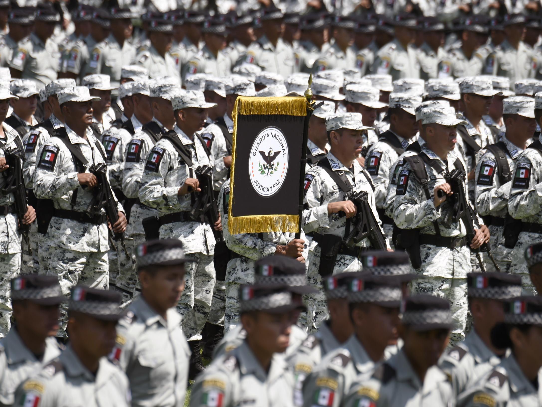 Mexico's president expressed a wish to replace the army with the new National Guard