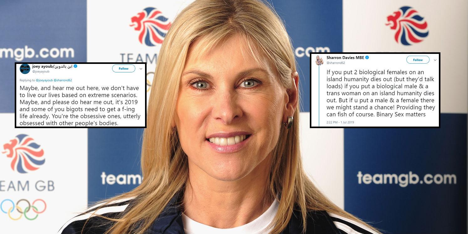 Binary Sex Matters Olympian Sharron Davies Sparks Transphobia Row After Bizarre Desert Island