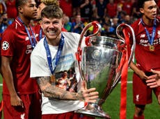 Moreno writes heartfelt message to Liverpool after leaving club