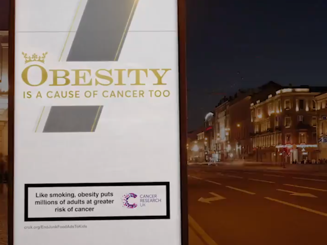 Cancer Research UK criticised for comparing obesity to smoking in new adverts