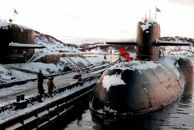 A decommissioned Russian nuclear submarine from 1998, like the one that set on fire and killed 14 sailors this week