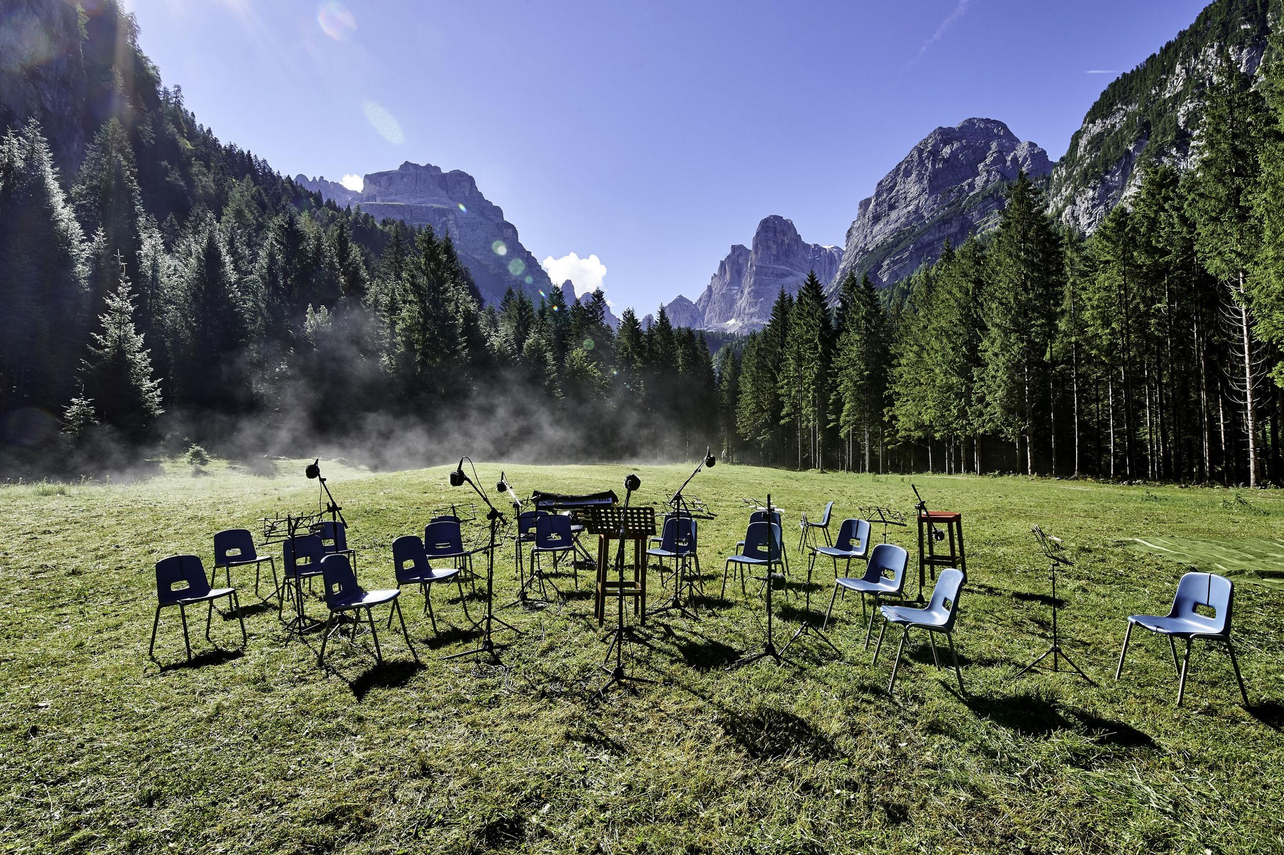 The Sounds of the Dolomites is performed at 2,000 metres above sea level