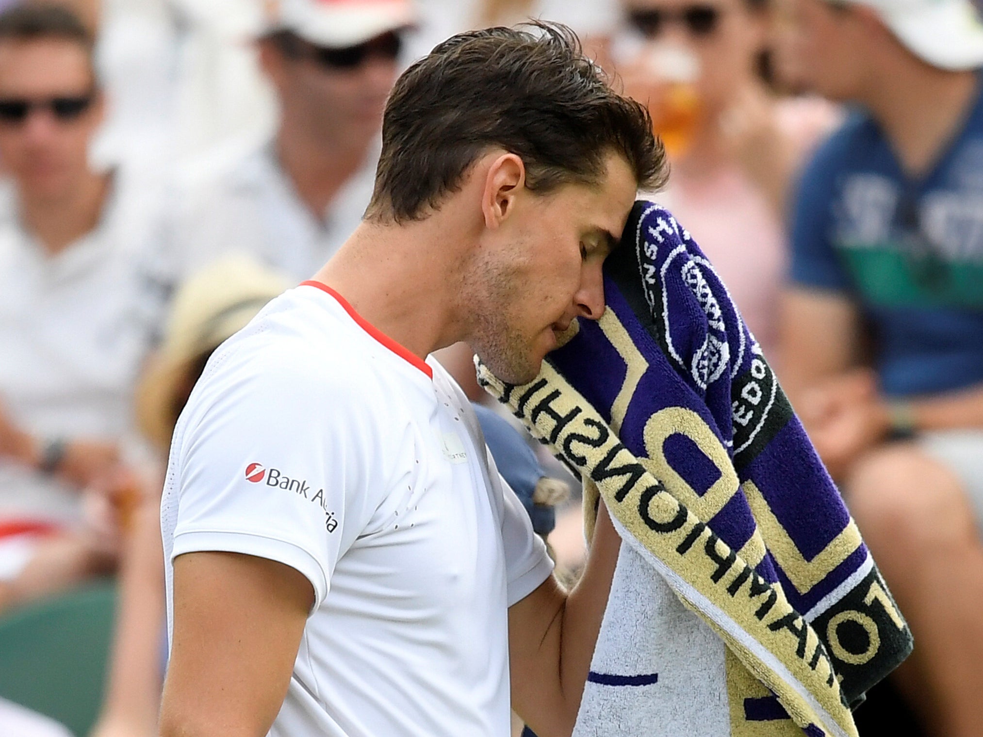 Dominic Thiem was knocked out in the first round