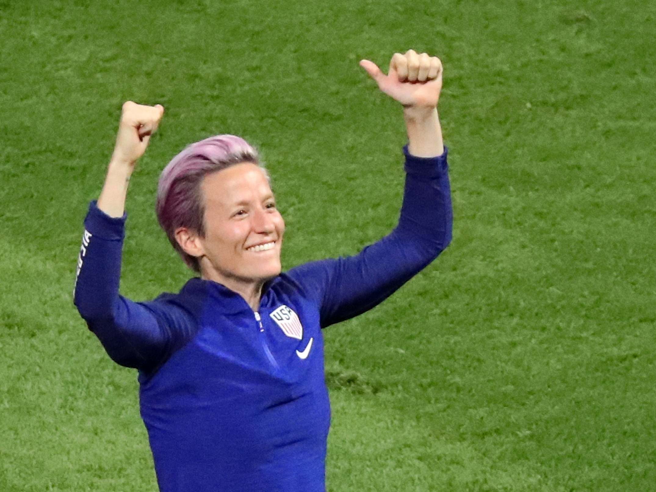 Rapinoe missed the semi-final with England