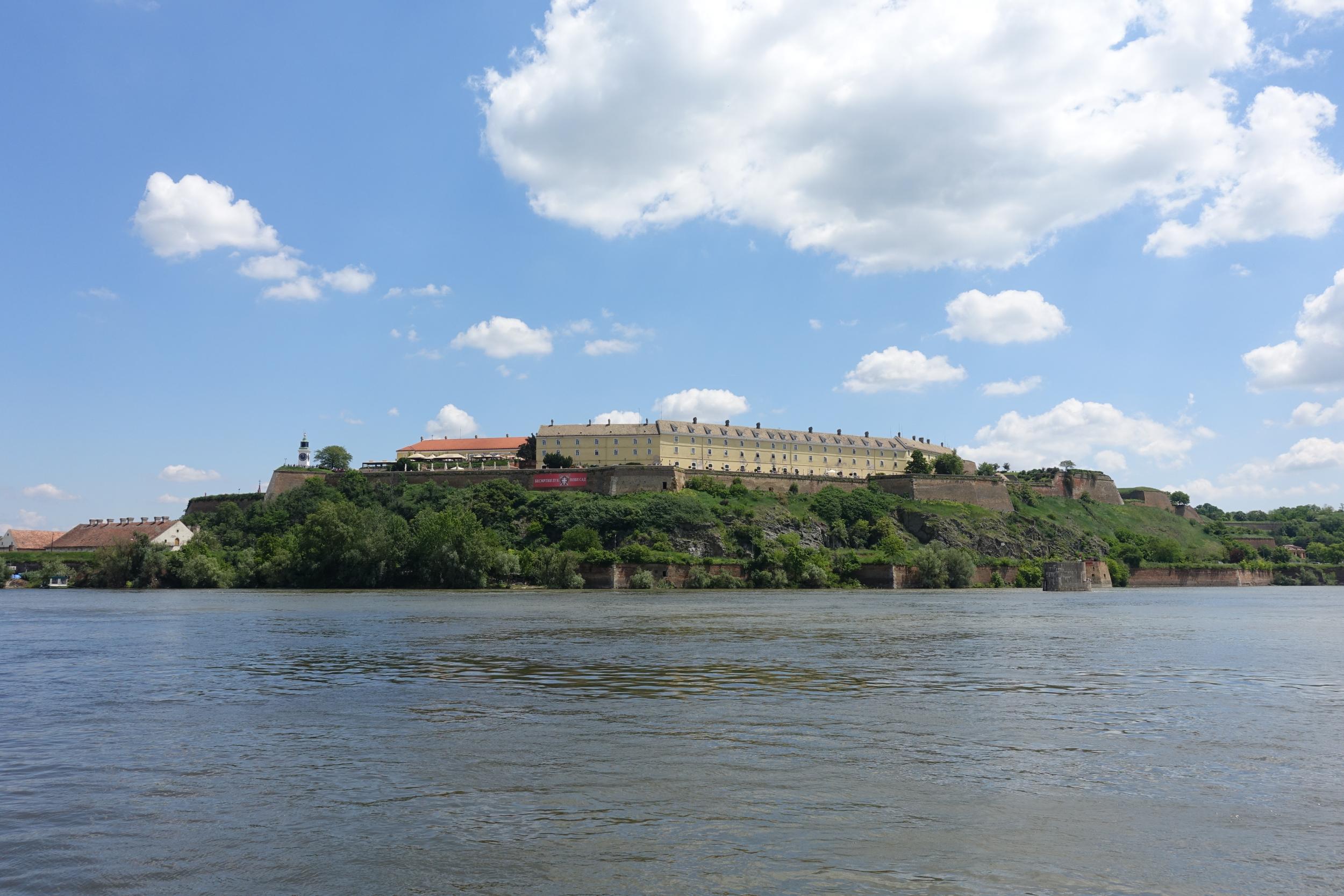 Petrovaradin Fortress is an impressive sight