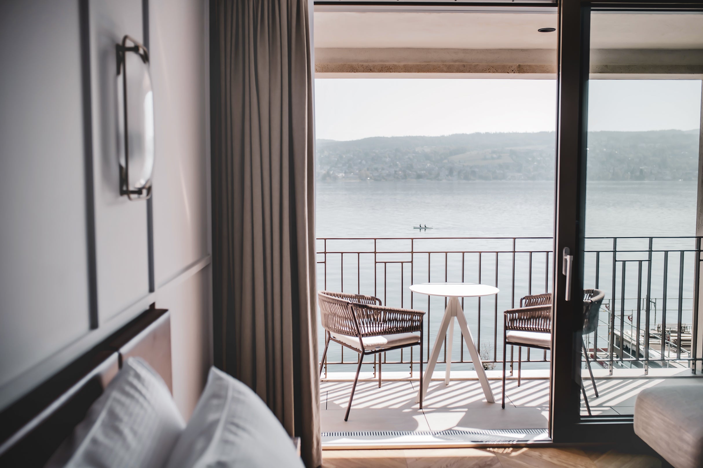 Alex hotel looks out over Lake Zurich