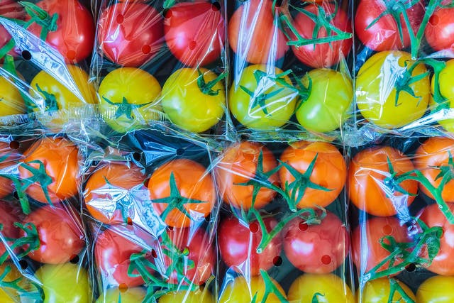 Plastic packaging is used in the food supply chain because it supports the safe distribution of food over long distances and minimises food waste by keeping food fresh for longer