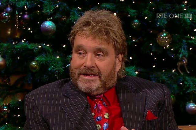Brendan Grace appears on The Late Late Show in Ireland