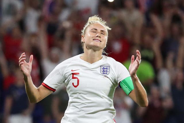 Steph Houghton missed a crucial penalty in England's semi-final defeat by USA